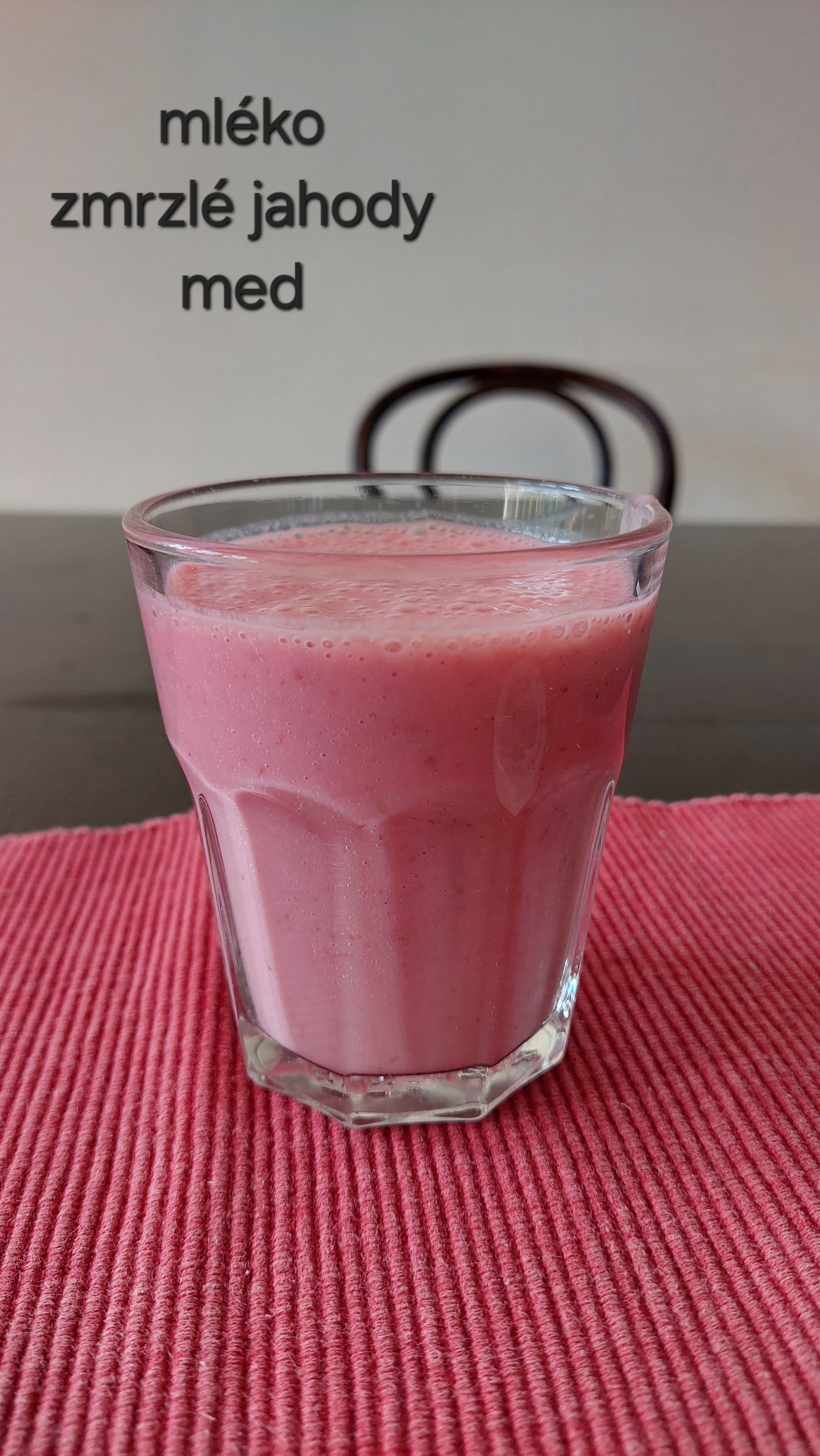 smoothie na zchlazení
